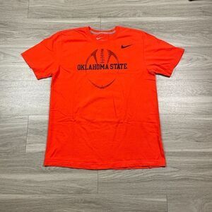 Oklahoma State Cowboys Shirt Mens Large Orange Nike Football NCAA College